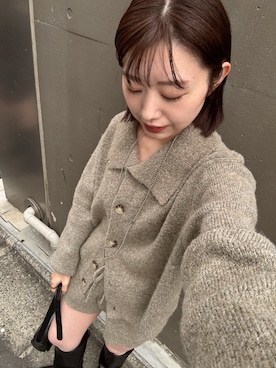 「mystic（ミスティック）のアイテム（その他パンツ）」を使った、やっすーさん（レディース・158cm）の秋コーディネート