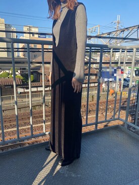 「mame」｜「アイテム（ワンピース/ドレス）」を使った、m&mさん（レディース・160cm）の冬コーディネート