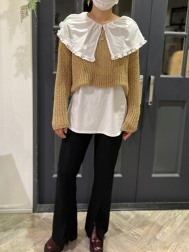 m&mさん（レディース・160cm）の冬コーディネート