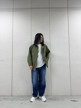 「Barbour（バブアー）のアイテム（その他アウター）」を使った、h.nozawaさん（メンズ・181cm）の冬コーディネート