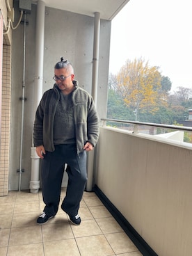 「アイテム（シューズ）」を使った、kenjiMさん（メンズ・177cm・50代）の冬コーディネート