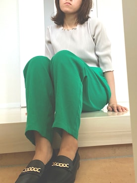 hiさんの（GU | ジーユー）を使ったコーディネート