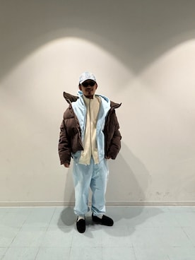 「DANKE SCHON（ダンケシェーン）のアイテム（ジャケット/アウター）」を使った、平賀　健将さん（メンズ・172cm）の秋コーディネート