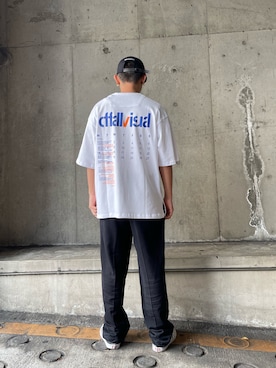 「BlackEyePatch（ブラックアイパッチ）のアイテム（帽子）」を使った、平賀　健将さん（メンズ・172cm）の春コーディネート