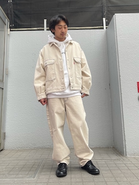 「DANKE SCHON（ダンケシェーン）のアイテム（ジャケット/アウター）」を使った、平賀　健将さん（メンズ・172cm）の冬コーディネート
