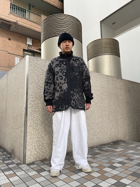 「Y-3（ワイスリー）のアイテム（ジャケット/アウター）」を使った、平賀　健将さん（メンズ・172cm）の冬コーディネート
