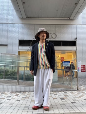 平賀　健将さん（メンズ・172cm）の冬コーディネート