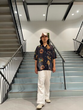 「A4A（エーフォーエー）のアイテム」を使った、平賀　健将さん（メンズ・172cm）の夏コーディネート