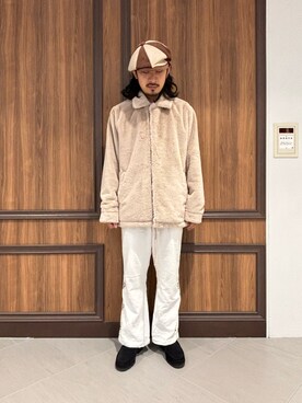 「DANKE SCHON（ダンケシェーン）のアイテム（ジャケット/アウター）」を使った、平賀　健将さん（メンズ・172cm）の秋コーディネート