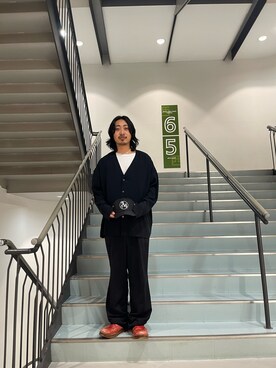 「A4A（エーフォーエー）のアイテム」を使った、平賀　健将さん（メンズ・172cm）の夏コーディネート