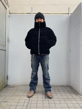 「DANKE SCHON（ダンケシェーン）のアイテム（ブルゾン）」を使った、平賀　健将さん（メンズ・172cm）の秋コーディネート
