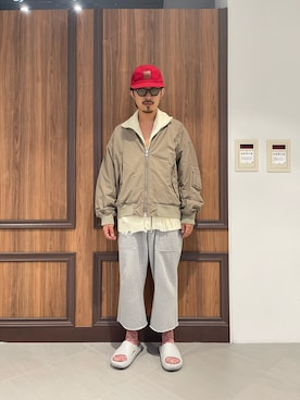 「DANKE SCHON（ダンケシェーン）のアイテム（ジャケット/アウター）」を使った、平賀　健将さん（メンズ・172cm）の秋コーディネート