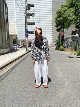「DANKE SCHON（ダンケシェーン）のアイテム（その他アウター）」を使った、平賀　健将さん（メンズ・172cm）の春コーディネート