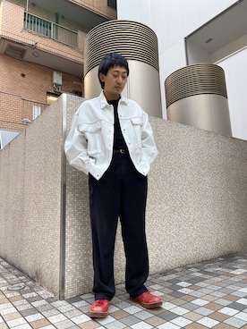 「DANKE SCHON（ダンケシェーン）のアイテム（その他アウター）」を使った、平賀　健将さん（メンズ・172cm）の冬コーディネート