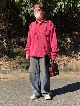 「アイテム（スニーカー、その他）」を使った、さ。さん（レディース・147cm）の秋コーディネート