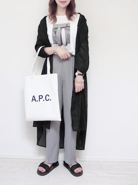 「archives e'pice（アルシーヴエピス）のアイテム」を使った、miki☺︎♡さん（レディース・160cm）の夏コーディネート