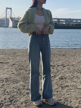 「juju（ジュジュ）のアイテム」を使った、ややさん（レディース・169cm）の夏コーディネート