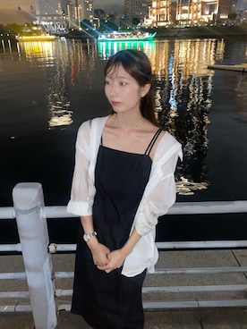 「アイテム（ワンピース/ドレス）」を使った、ややさん（レディース・170cm）の秋コーディネート