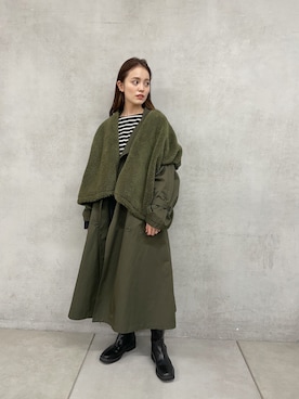 森川小百合さん(レディース・163cm)の秋コーディネート