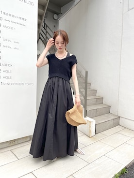 森川小百合さん（レディース・163cm）の夏コーディネート