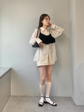 森川小百合さん（レディース・163cm）の春コーディネート