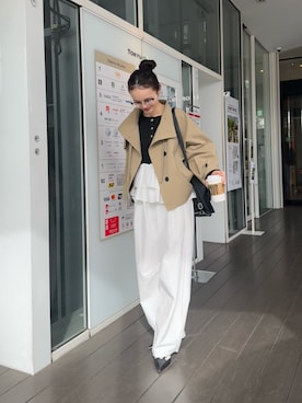 森川小百合さん（レディース・163cm）の冬コーディネート