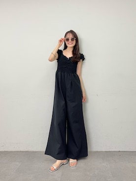「mystic（ミスティック）のアイテム（シューズ）」を使った、森川小百合さん（レディース・163cm）の春コーディネート