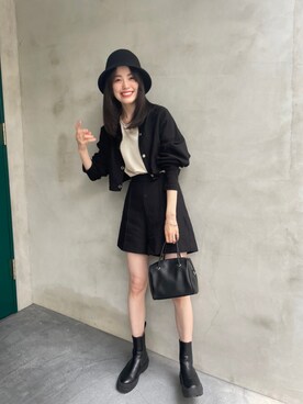 森川小百合さん（レディース・163cm）の秋コーディネート
