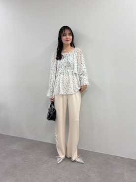 森川小百合さん（レディース・163cm）の春コーディネート