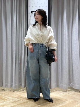「アイテム（パンプス）」を使った、mihoさん（レディース・157cm・20代）の春コーディネート