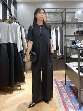 「アイテム（オールインワン・サロペット）」を使った、mihoさん（レディース・157cm・20代）の夏コーディネート