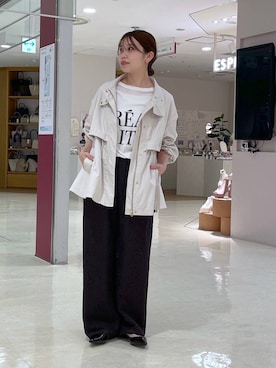 「アイテム（パンプス）」を使った、mihoさん（レディース・157cm・20代）の春コーディネート