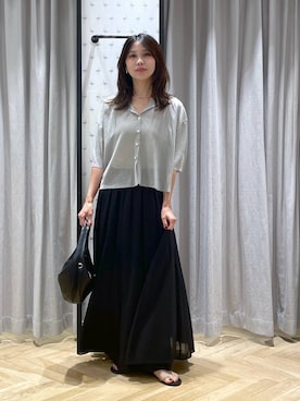 「A part by（アパートバイ）のアイテム」を使った、mihoさん（レディース・157cm）の夏コーディネート