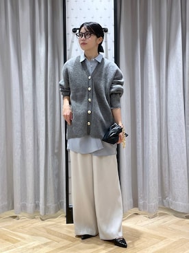 「アイテム（シャツワンピース）」を使った、mihoさん（レディース・157cm・20代）の秋コーディネート