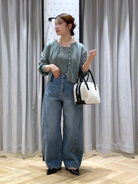 「アイテム（パンプス）」を使った、mihoさん（レディース・157cm・20代）の春コーディネート