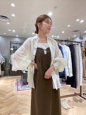 「アイテム（パンプス）」を使った、mihoさん（レディース・157cm・20代）の春コーディネート