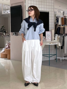 「アイテム（パンプス）」を使った、mihoさん（レディース・157cm・20代）の春コーディネート