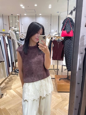 「アイテム（チュニック）」を使った、mihoさん（レディース・157cm・20代）の夏コーディネート