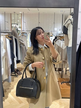 「アイテム（シャツワンピース）」を使った、mihoさん（レディース・157cm・20代）の秋コーディネート