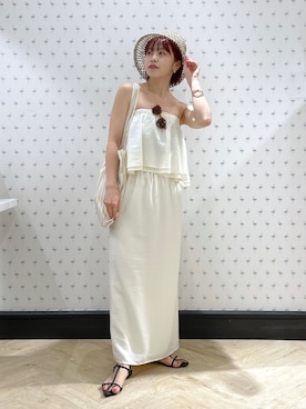 mihoさん（レディース・156cm）の夏コーディネート