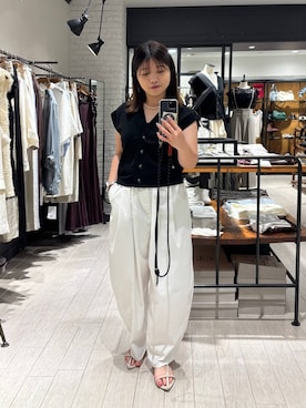 「アイテム（ベスト）」を使った、tomoeさん（レディース・152cm・20代）の夏コーディネート