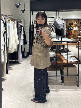 「A part by（アパートバイ）のクロスフラットサンダル（サンダル）」を使った、tomoeさん（レディース・152cm・20代）の夏コーディネート