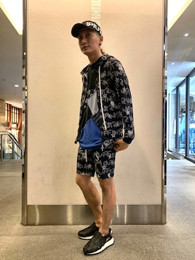 「1piu1uguale3 RELAX（ウノピュウノウグァーレトレリラックス）のアイテム（帽子）」を使った、Takuto Itouさん（メンズ・170cm）の春コーディネート