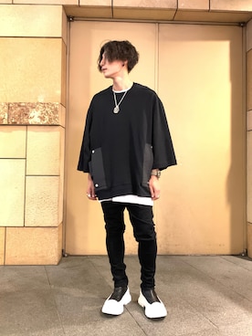 「ISAMU KATAYAMA BACKLASH（イサムカタヤマバックラッシュ）のアイテム」を使った、Takuto Itouさん（メンズ・170cm）の夏コーディネート