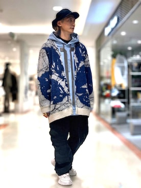 「ISAMU KATAYAMA BACKLASH（イサムカタヤマバックラッシュ）のアイテム（帽子）」を使った、Takuto Itouさん（メンズ・170cm）の秋コーディネート