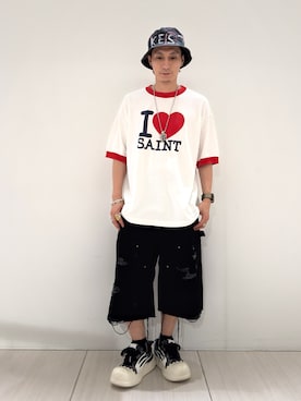 「KAMIYA（カミヤ）のアイテム」を使った、Takuto Itouさん（メンズ・170cm）の夏コーディネート