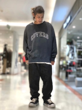 「backlash」｜「アイテム（スウェット）」を使った、Takuto Itouさん（メンズ・170cm）の冬コーディネート