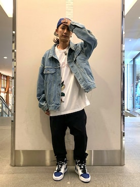 「カスタムスニーカー」｜Takuto Itouさん（メンズ・170cm）の春コーディネート