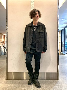「ISAMU KATAYAMA BACKLASH（イサムカタヤマバックラッシュ）のアイテム」を使った、Takuto Itouさん（メンズ・170cm）の夏コーディネート