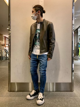 「STUD MUFFIN」｜「アイテム（ジャケット/アウター）」を使った、Takuto Itouさん（メンズ・170cm）の冬コーディネート